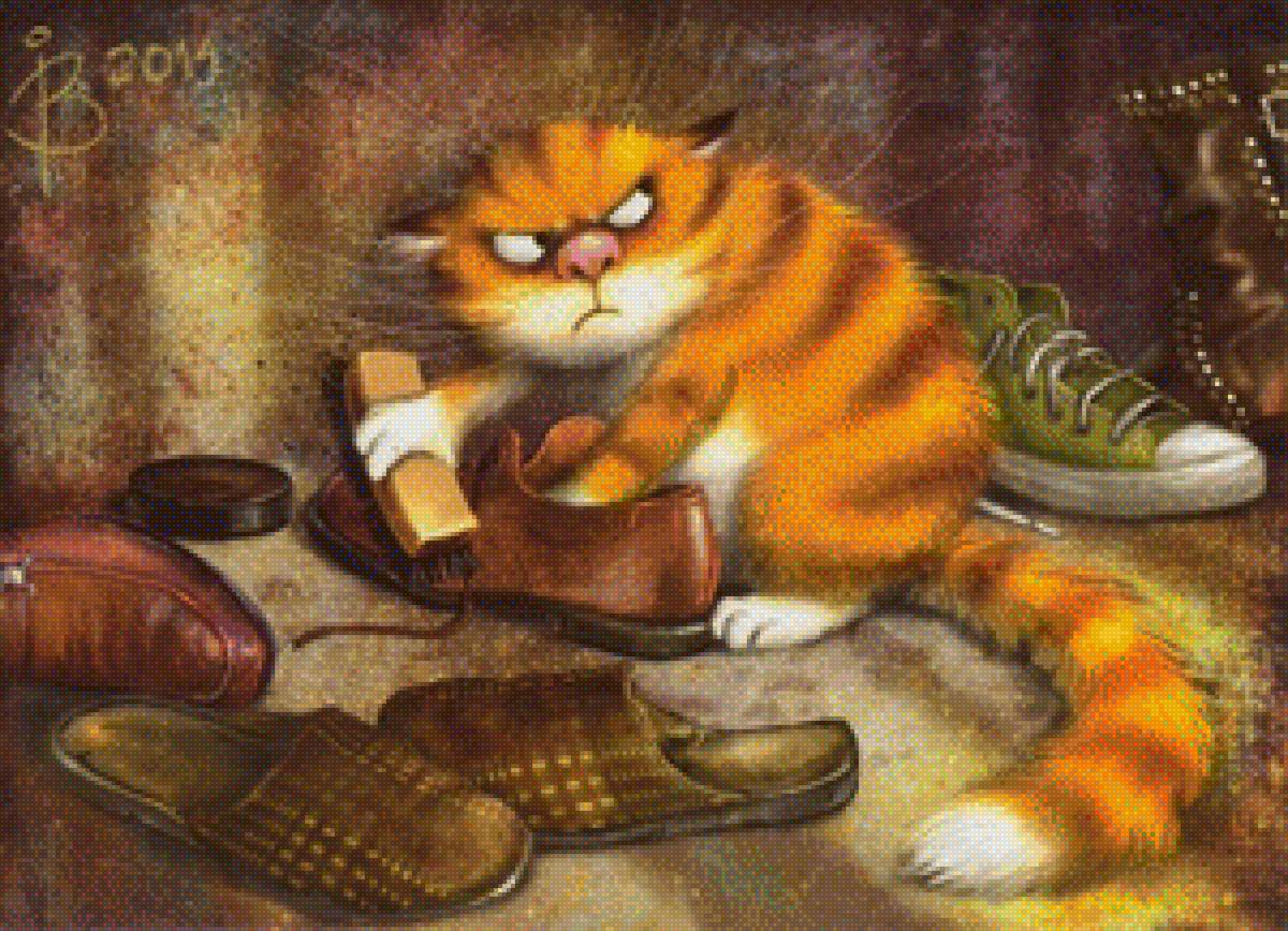 синие котики - предпросмотр