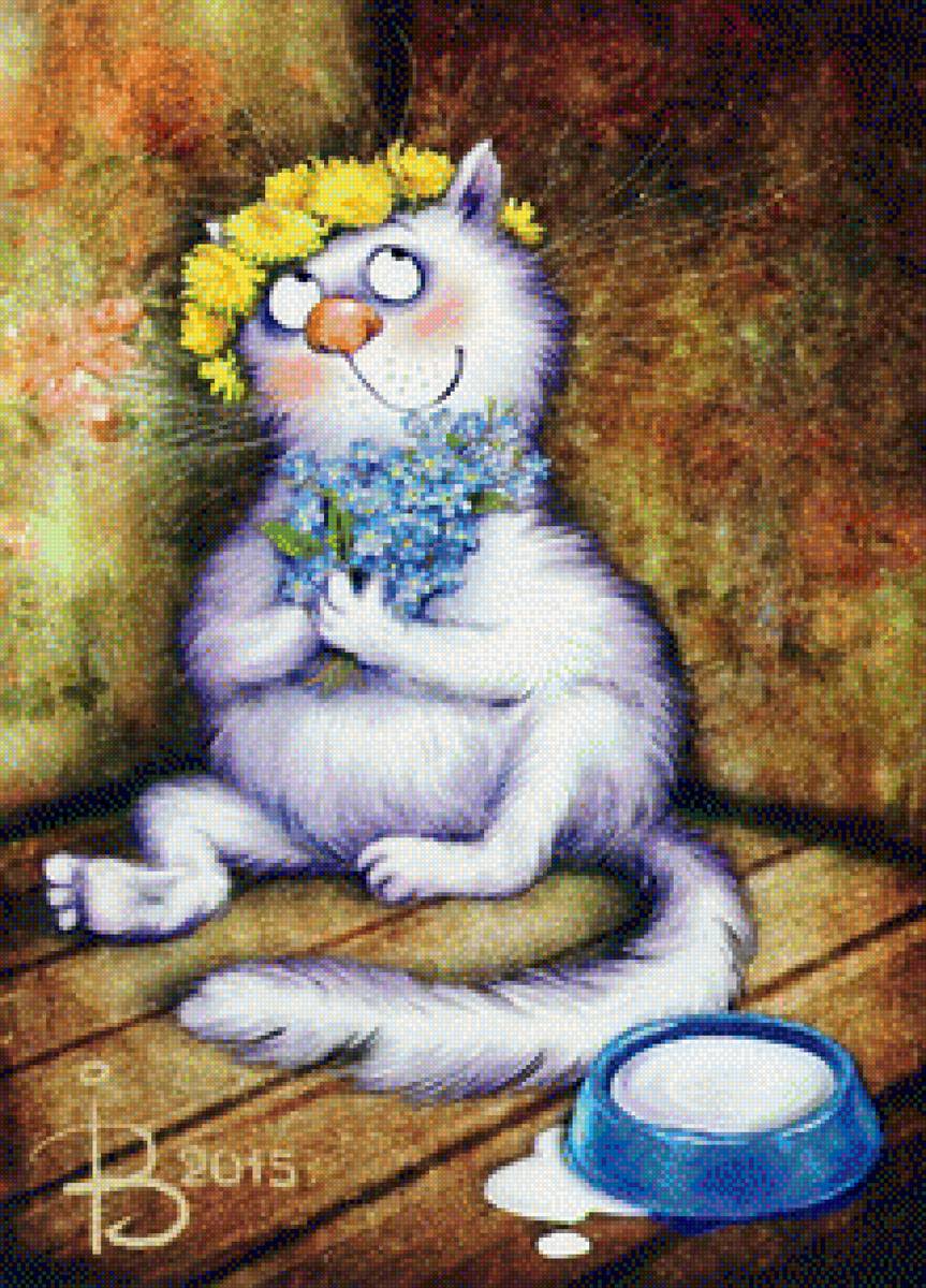 синие котики - предпросмотр