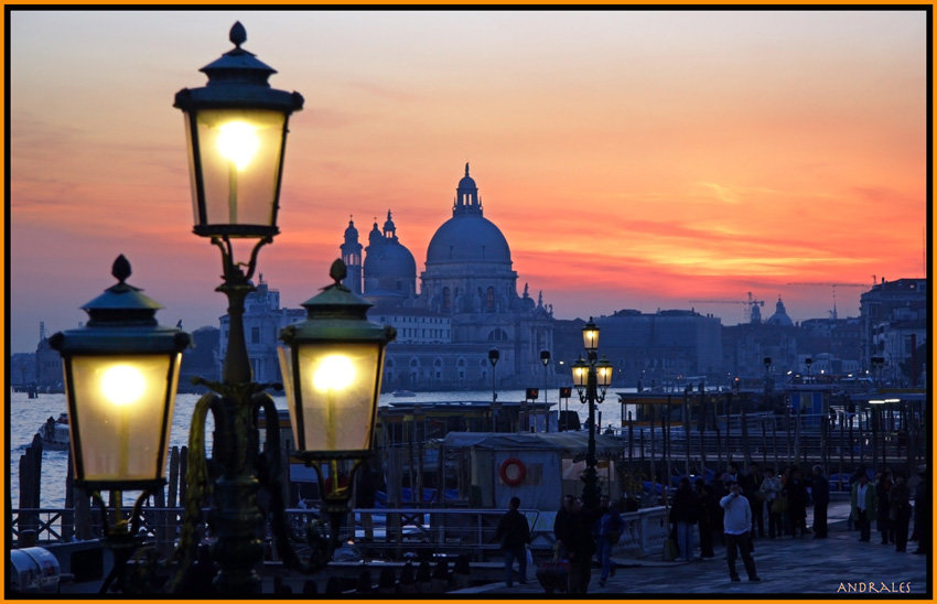 ночь в венеции - венеция, города, италия - оригинал