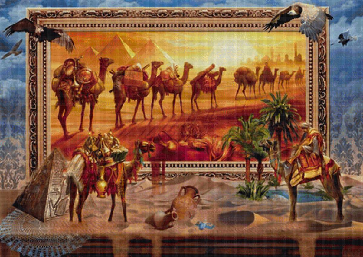 Восток - животное, восток, арт - предпросмотр