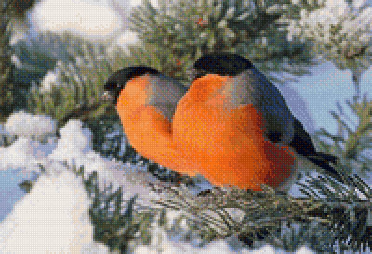 снегири - предпросмотр