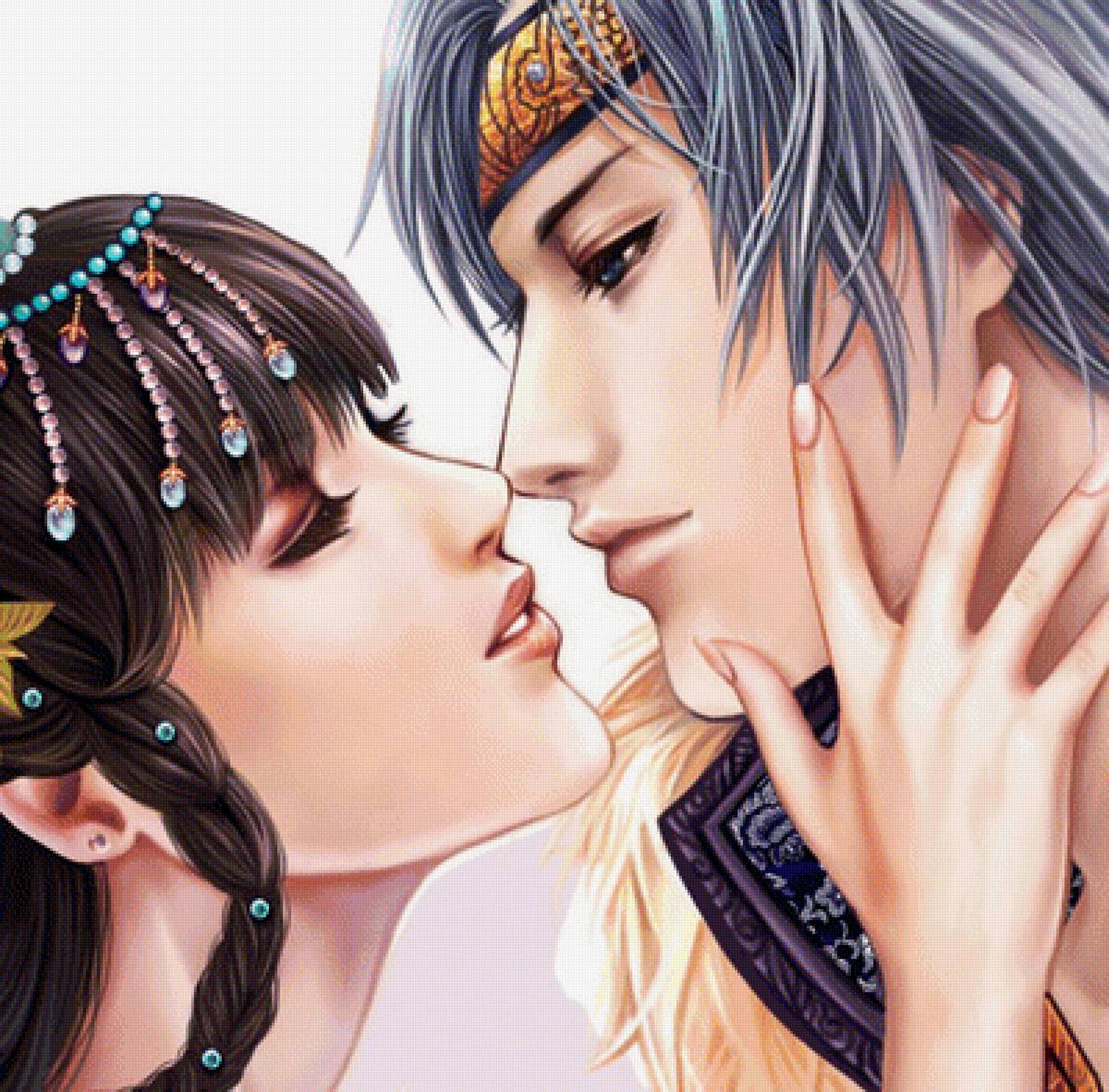 Пара - фентази, аниме, пара, восток, любовь, арт - предпросмотр