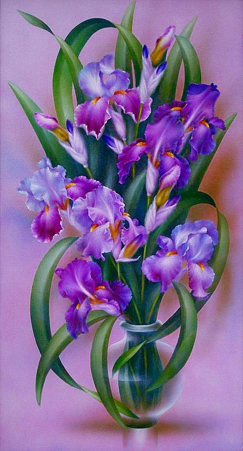 ирисы - цветы - оригинал