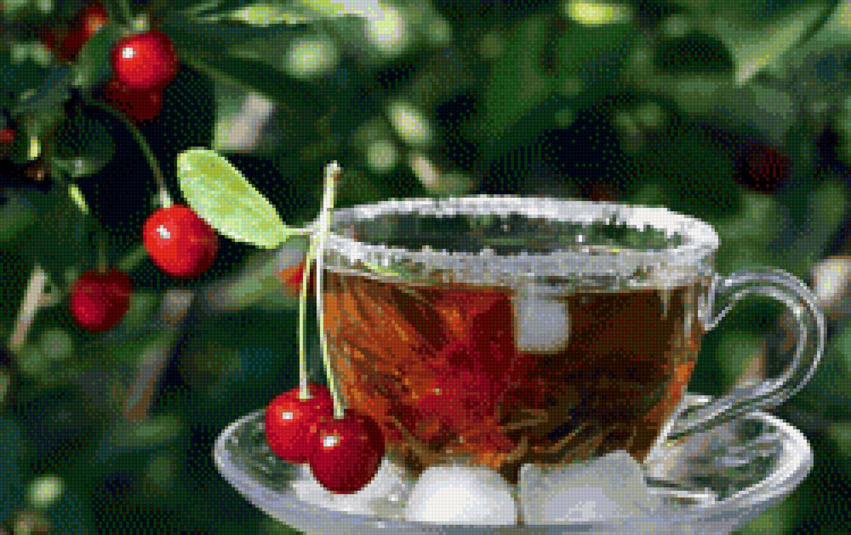 чайный коктейль - чай, чашка, натюрморт.посуда - предпросмотр