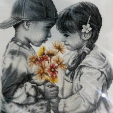 Схема вышивки «Милая парочка»