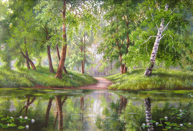 №1461485 - летний пейзаж., природа, пейзаж - оригинал