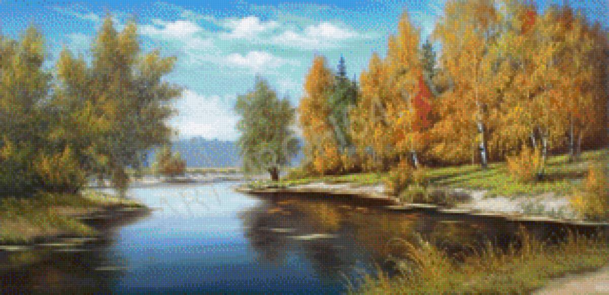 Пейзаж - природа, летний пейзаж., пейзаж - предпросмотр