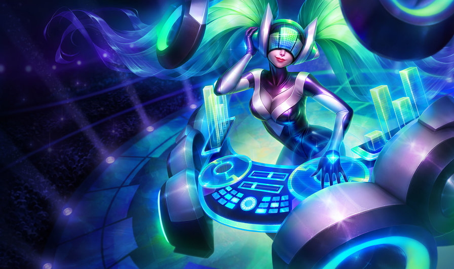 DJ Sona - league of legends, lol, sona - оригинал