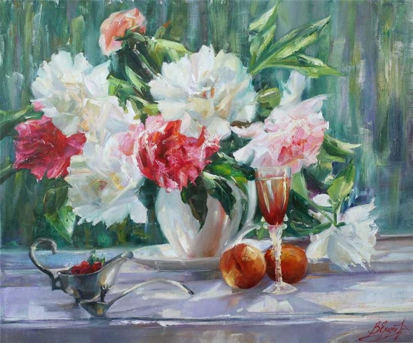 martwa natura z piwoniami - оригинал