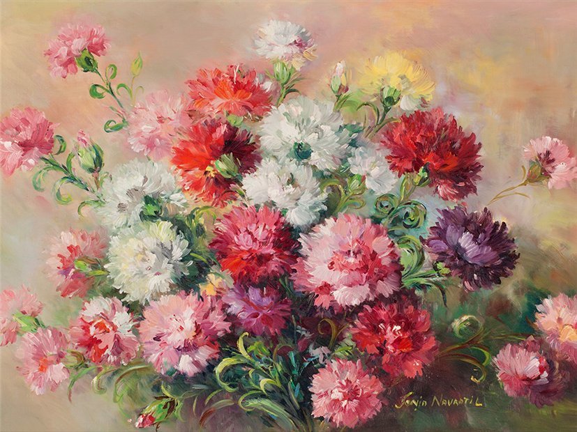 bukiet gozdzików - оригинал