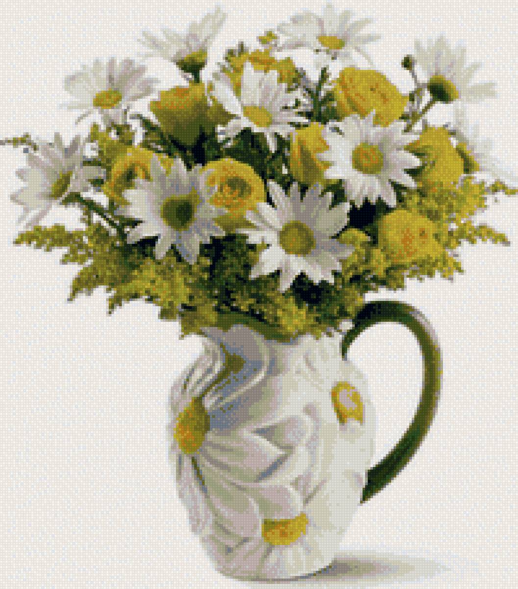 Ромашковый кувшин - предпросмотр