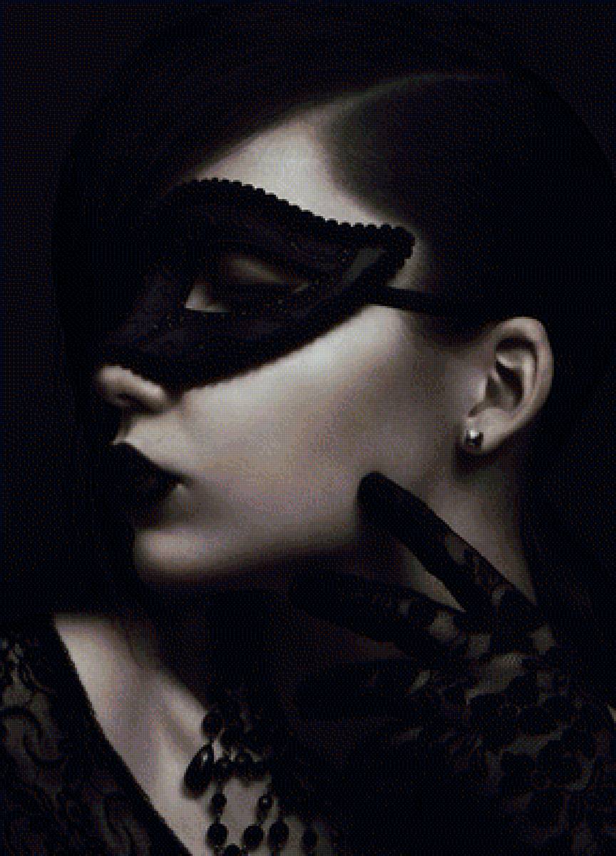 Загадка - маска, люди, девушка - предпросмотр