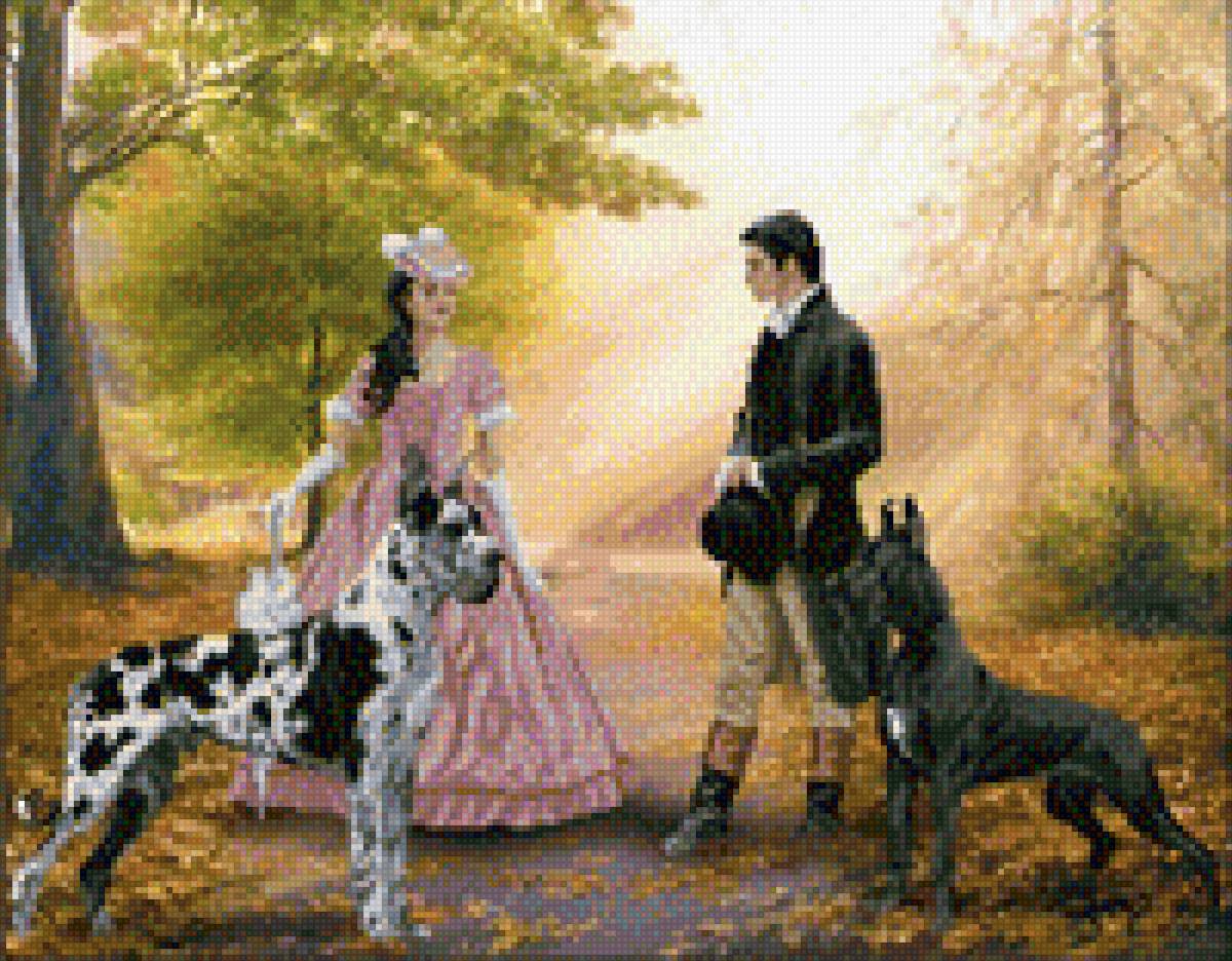 Закружилась листва золотая - осень, он, она - предпросмотр