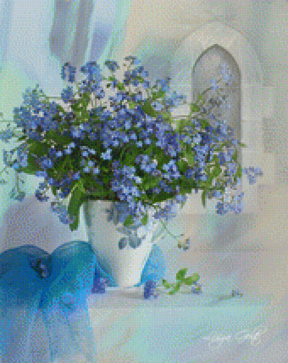 Незабудки - незабудки, синее, нежность - предпросмотр