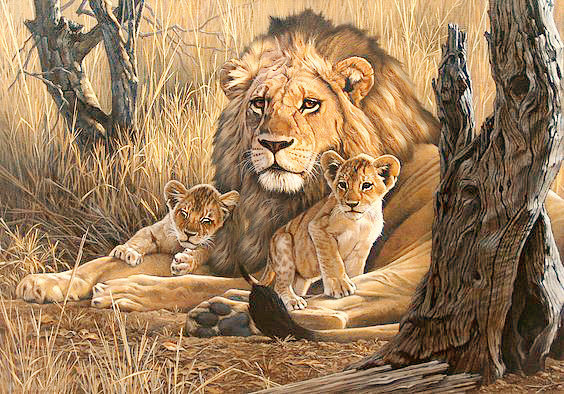 львы - оригинал