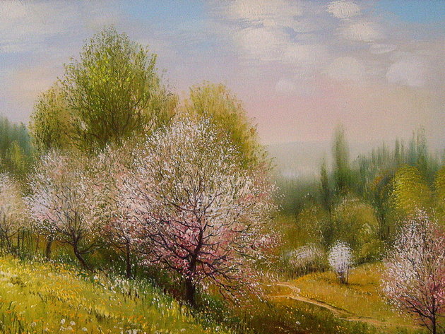 ВЕСНА - весна, пейзаж - оригинал