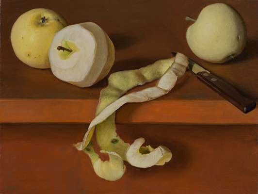 НАТЮРМОРТ С ЯБЛОКАМИ - натюрморт с яблоками - оригинал