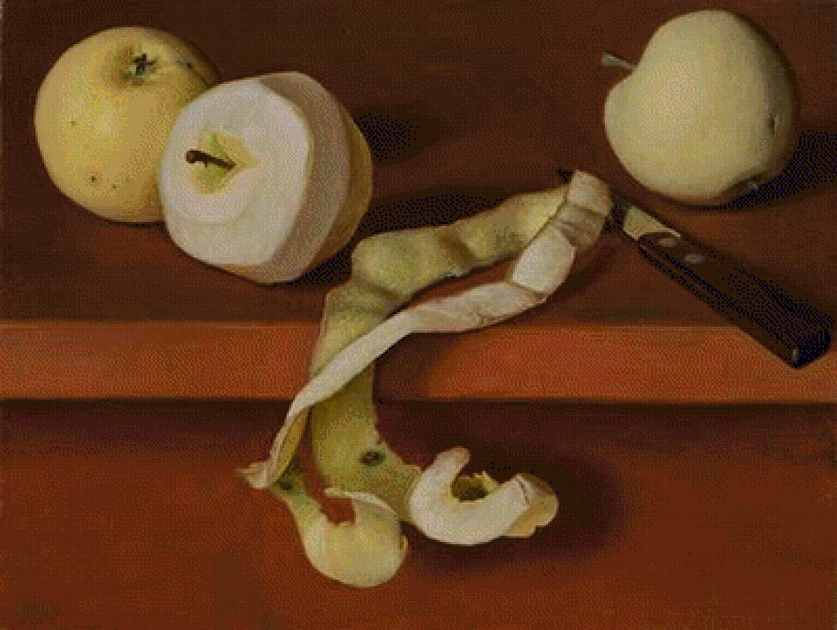 НАТЮРМОРТ С ЯБЛОКАМИ - натюрморт с яблоками - предпросмотр