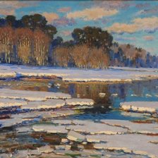 Схема вышивки «ЗИМА»