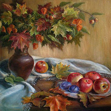 Схема вышивки «осенний натюрморт»