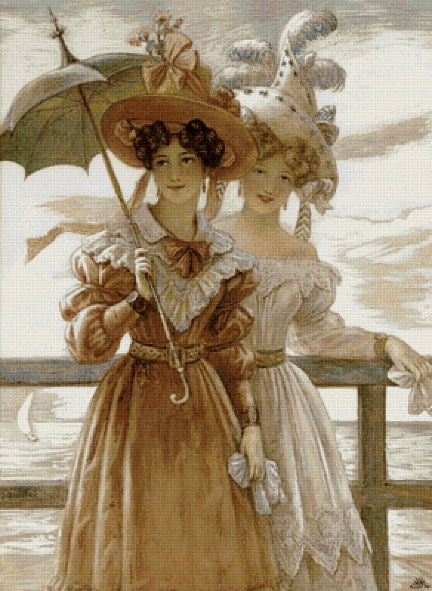 красавицы - зонтик, красавицы - предпросмотр