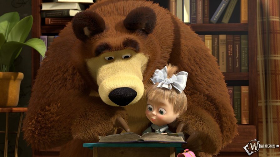 Маша и медведь - сказка, маша и медведь, мультик - оригинал