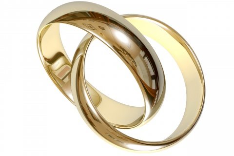 Свадебные кольца - кольца, праздник, свадьба, золото - оригинал