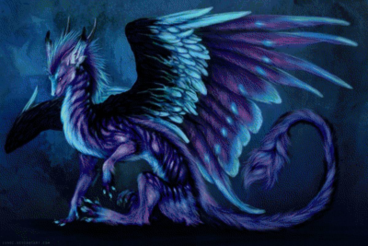 Сапфировый дракон - предпросмотр