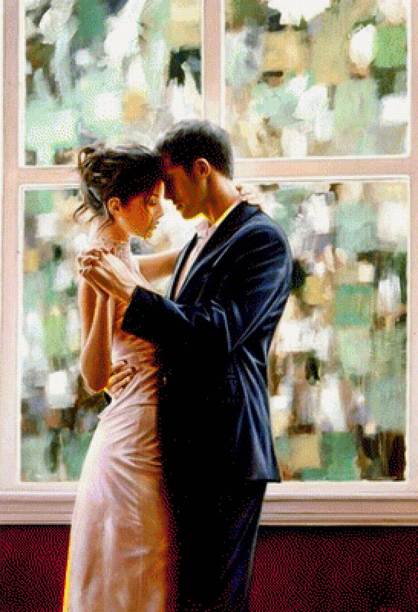 одно дыханье на двоих - двое, влюбленные, встреча, поцелуй - предпросмотр