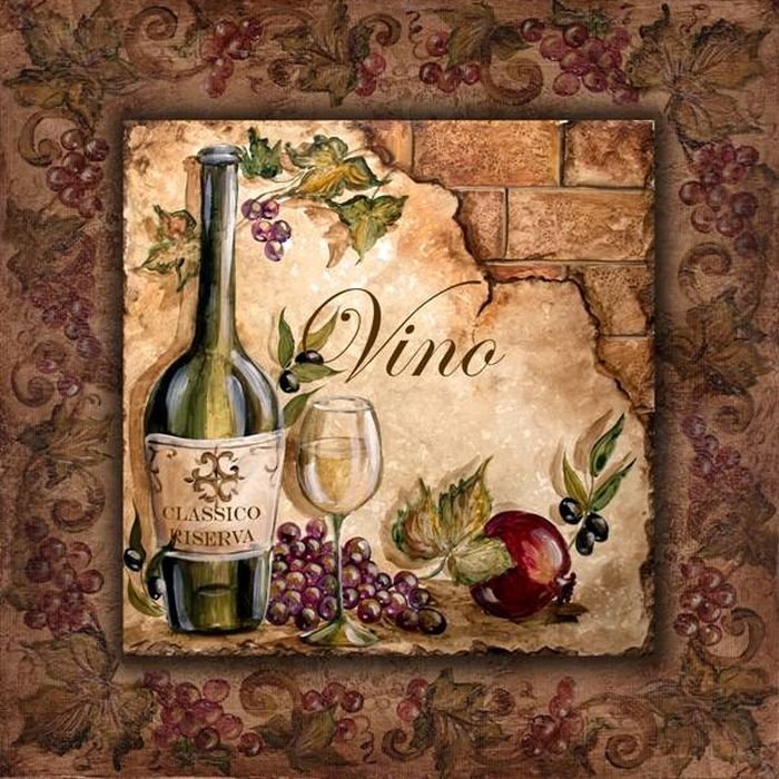 Вино в рамке - оригинал