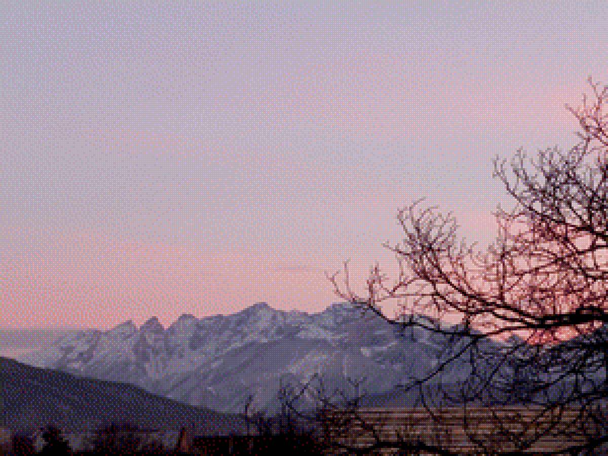 Рассвет - пейзаж, рассквет - предпросмотр