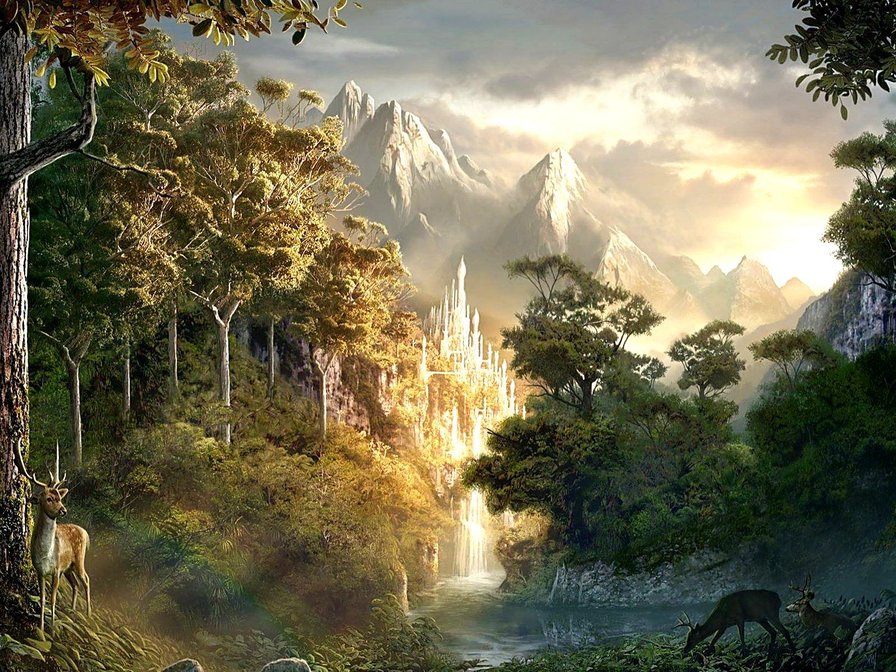 горная природа - оригинал