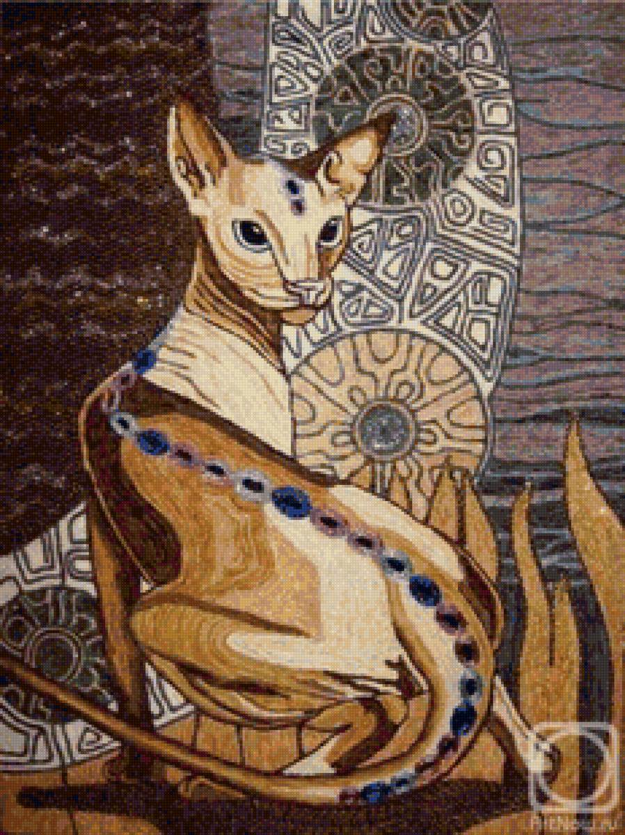 кот-абстракция - сфинкс, кот - предпросмотр