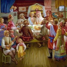 Оригинал схемы вышивки «Русский праздник» (№1476471)
