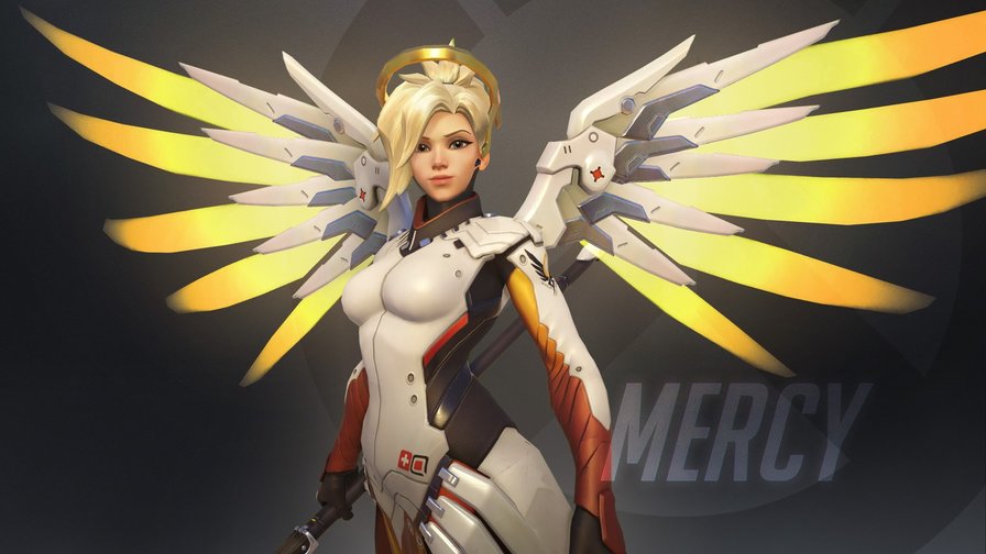 ангел - overwatch, mercy - оригинал