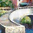 Предпросмотр схемы вышивки «Пейзаж по картину Сунг Ким» (№1476857)