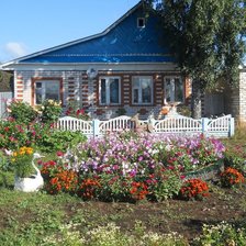 Схема вышивки «Родной дом»