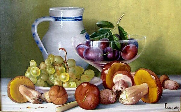 Натюрморт для кухни - вышивка крестом - оригинал