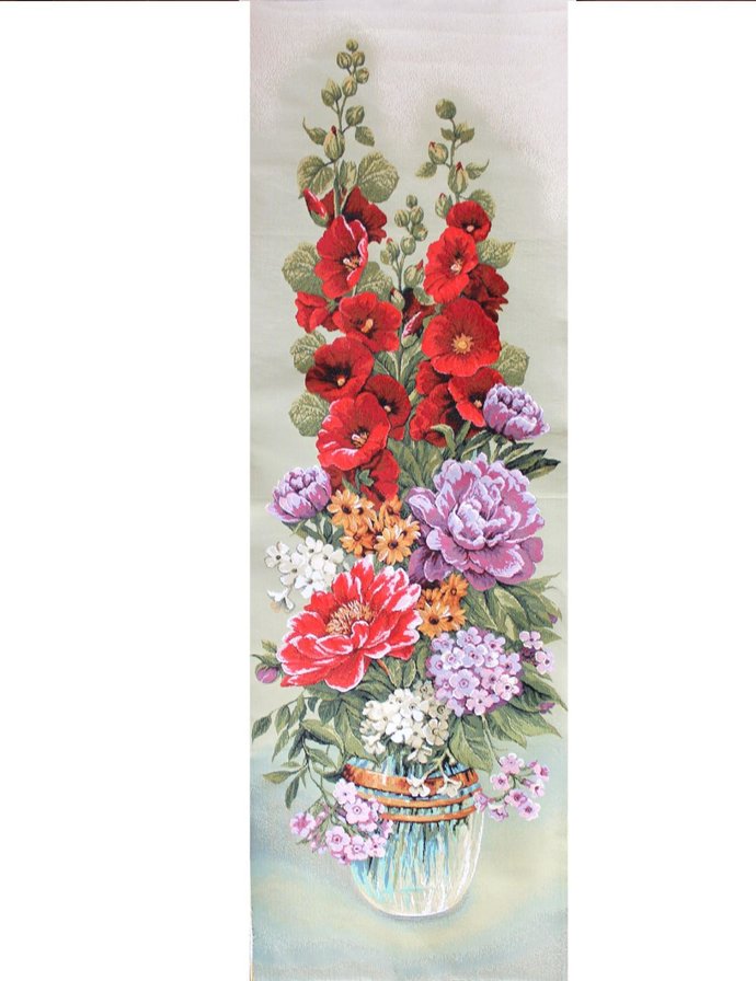 мальвы в букете - композиция, цветы - оригинал