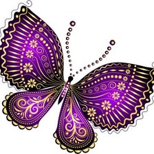 Оригинал схемы вышивки «бабочка» (№1478310)