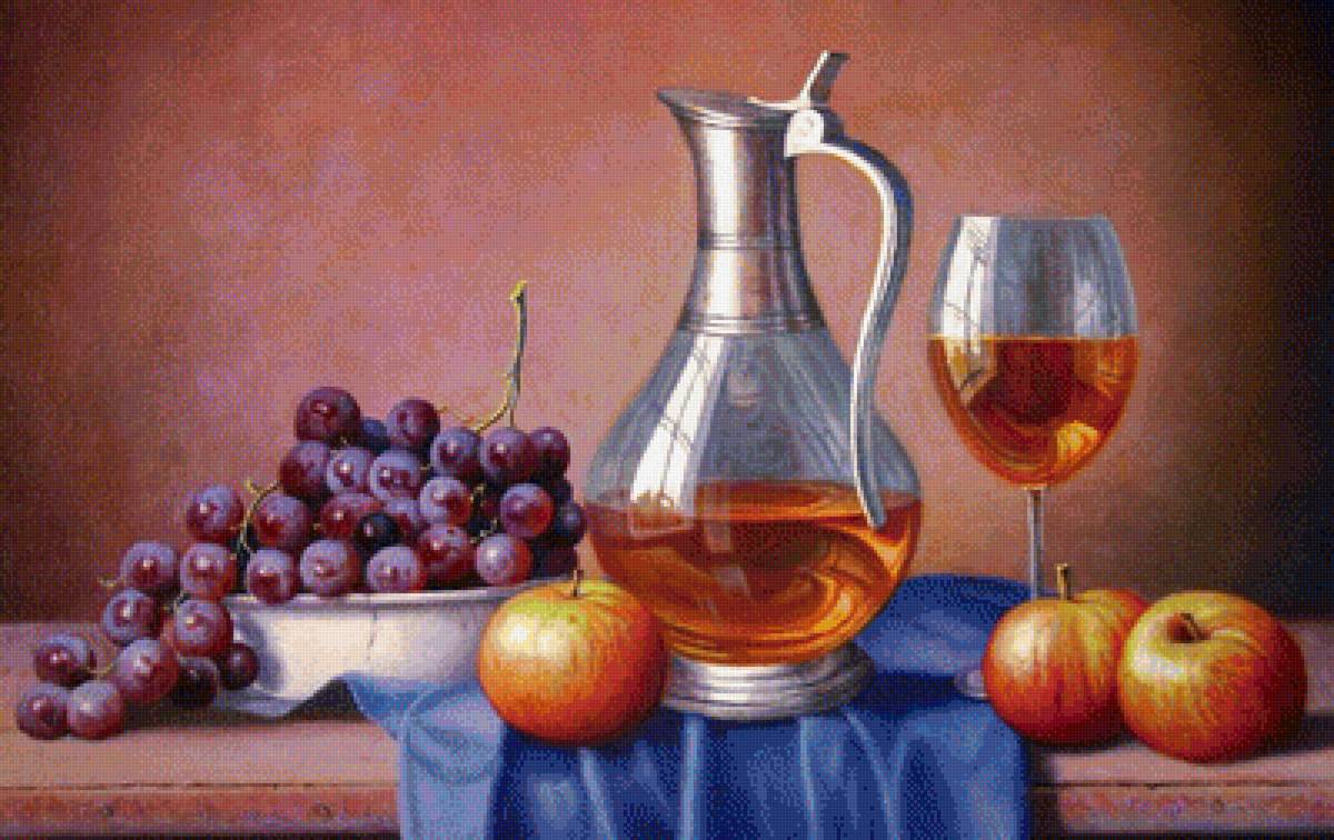 Натюрморт - натюрморт вышивка крестом - предпросмотр