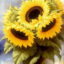 Схема вышивки «słoneczniki 3»