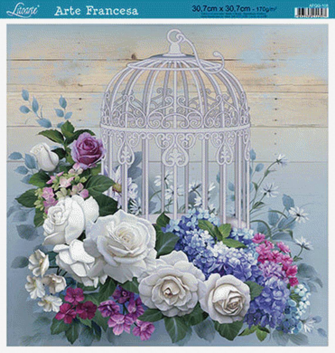 klietka,kvety - предпросмотр