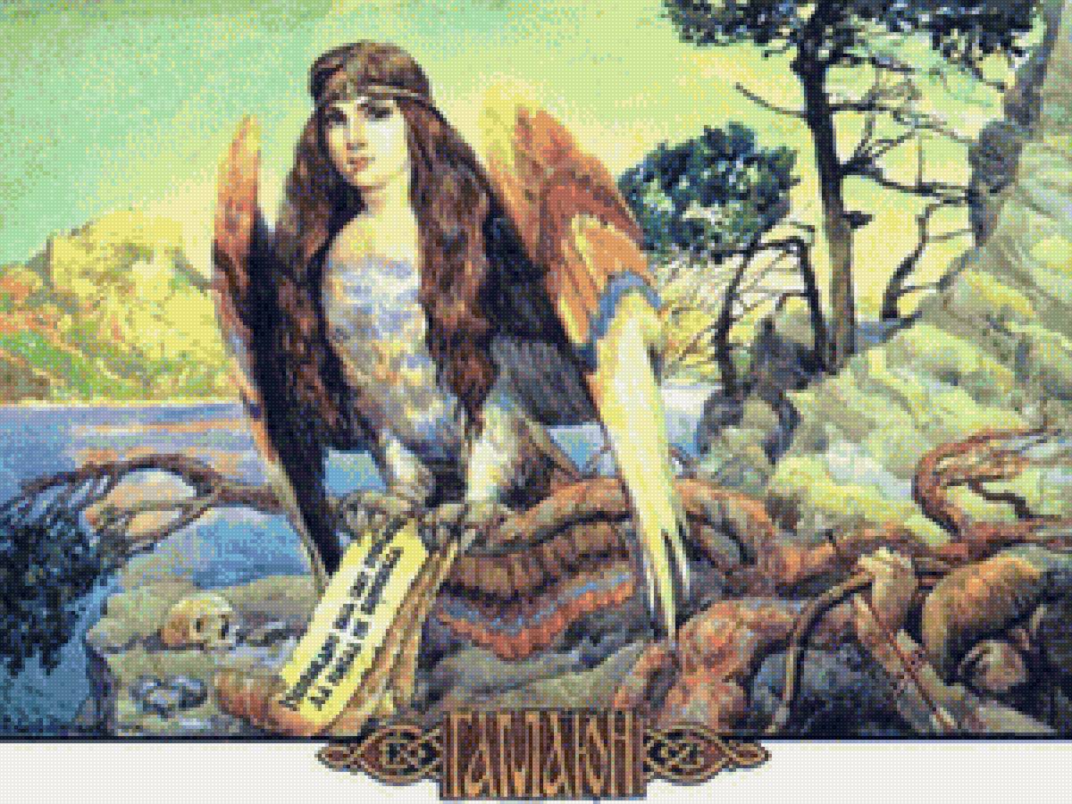 птица гамаюн - славянские боги - предпросмотр