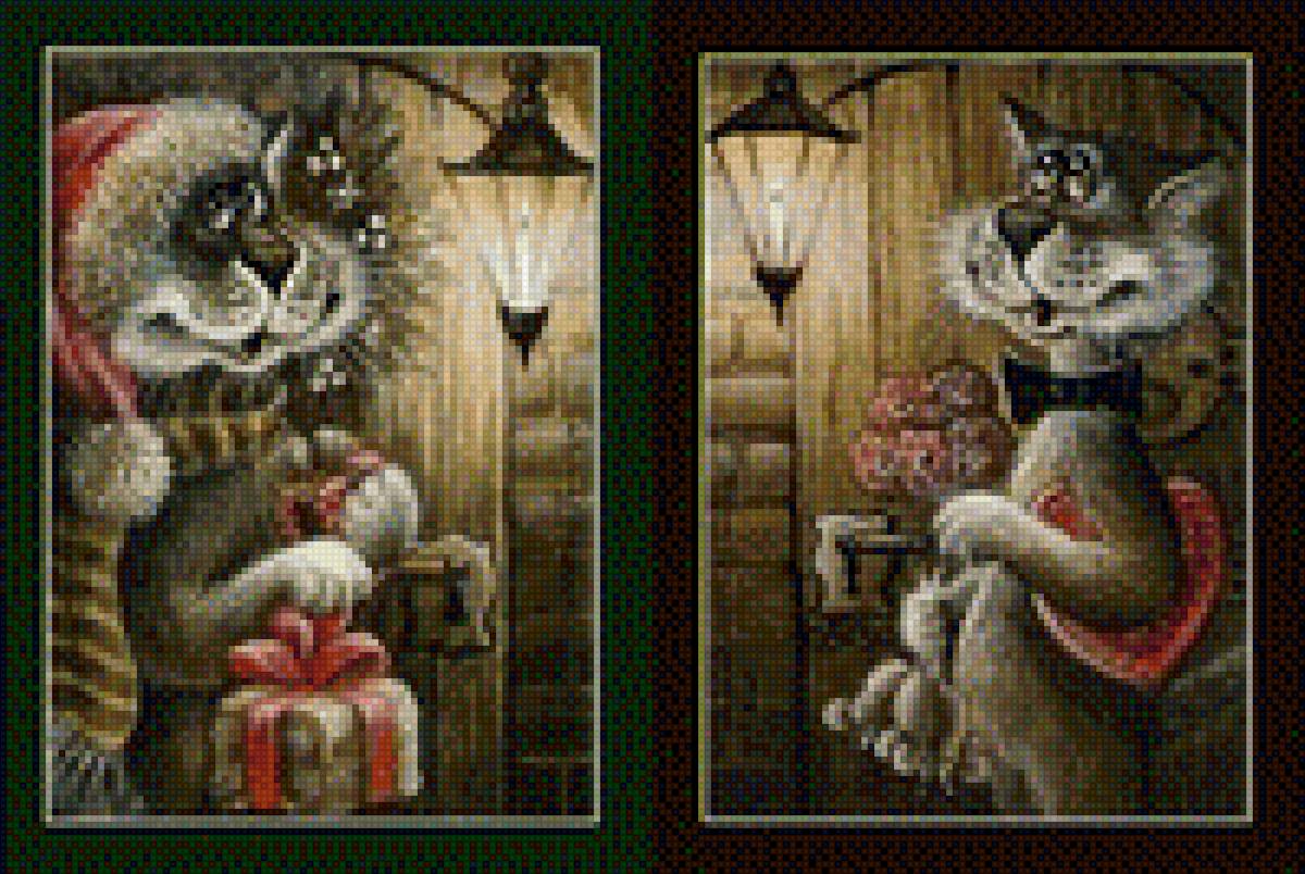 новый год коты - новый год коты - предпросмотр