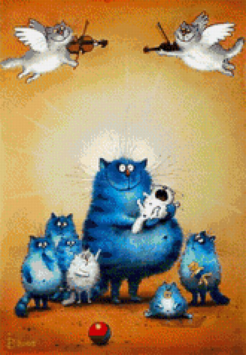 коты - коты, семья - предпросмотр