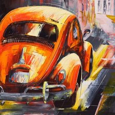 Схема вышивки «Машина»