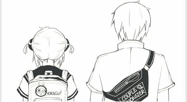 сого и кагура - гинтама, аниме - оригинал