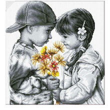 Схема вышивки «первые цветы»