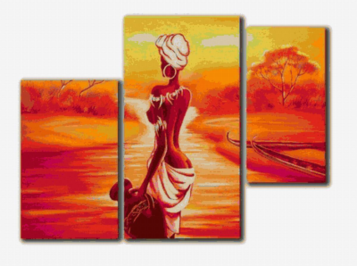 закат 2 - девушка - предпросмотр